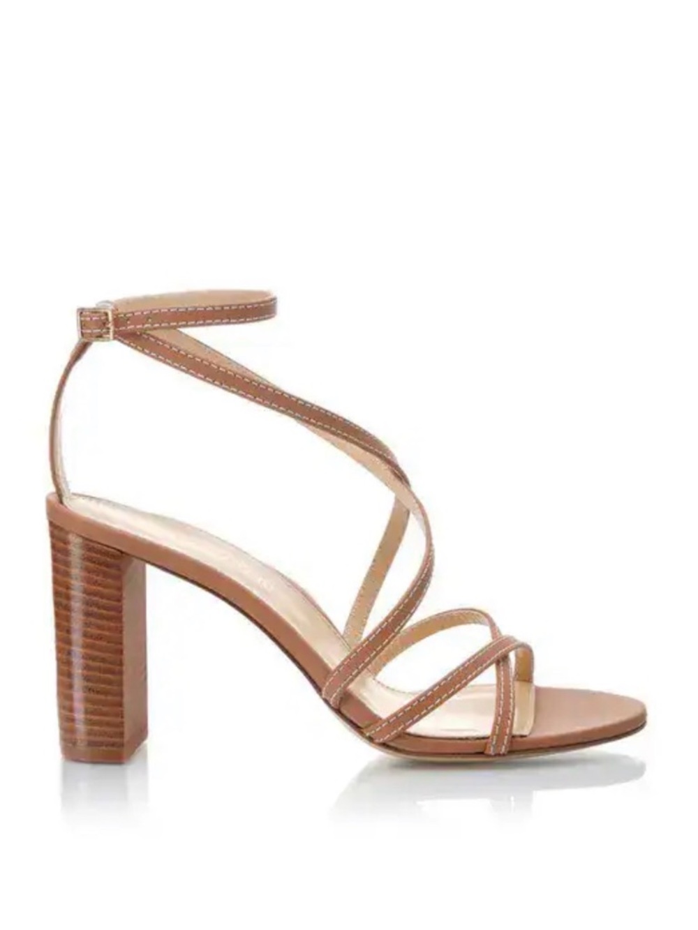 Marion Parke 85 Lottie Block Heel  In Camel 10